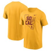 USC Trojans Men's Nike Gold So Cal Cotton Primary Wordmark T-Shirt